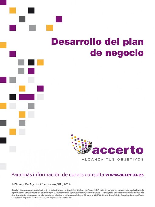 Title details for Desarrollo del plan de negocio by Accerto - Available